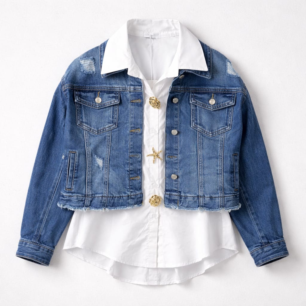 Geaca blue jeans