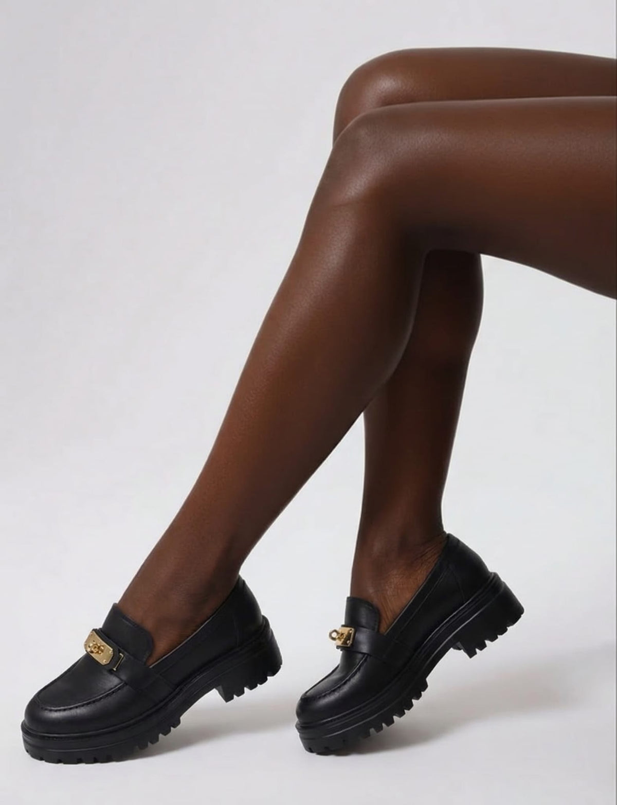 Pantofi piele naturala Chic Gold
